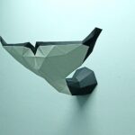 Papercraft de queue d'orque en origami 3D