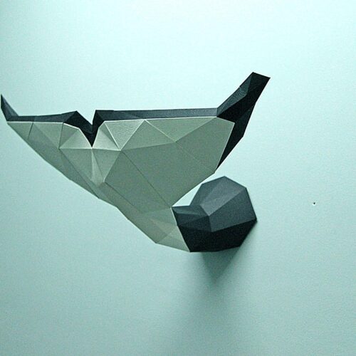Papercraft de queue d'orque en origami 3D
