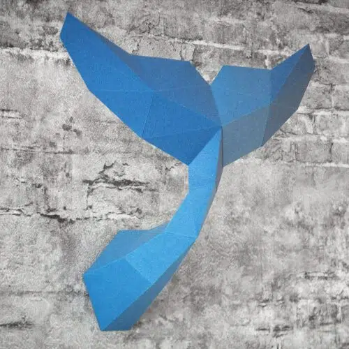 Papercraft de queue d'orque en origami 3D