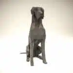 Papercraft de chien allemand en origami