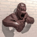 Papercraft Torso von Kong in 3D-Origami