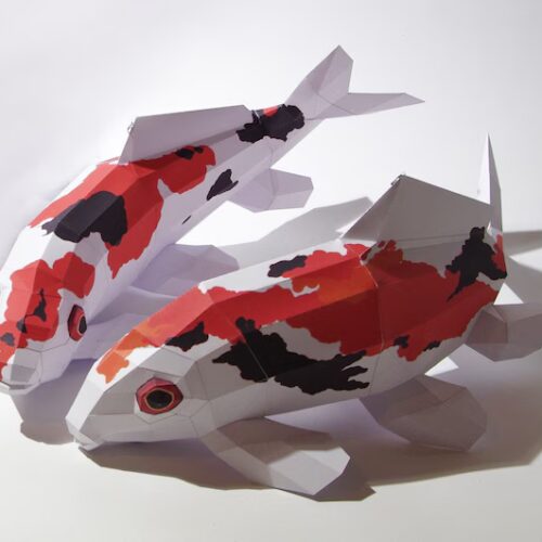 Papercraft carpe koï “Taisho”