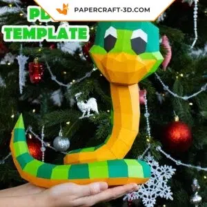 Serpent papercraft sinueux 3D html Copier Modifier