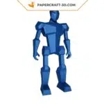 Papercraft de robot en origami 3D