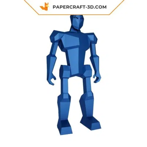 Papercraft de robot en origami 3D