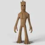 Papercraft de Groot adulte en origami 3D