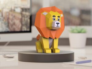 Modèle d’enfant de lion