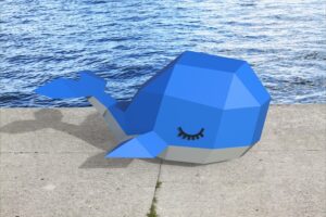 Modèle enfant de baleine