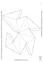 Chiffre 3 en papercraft 3D – modèle PDF à imprimer pour déco d’anniversaire ou événement festif