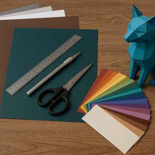 Comment choisir le papier idéal pour vos projets de papercraft 3D