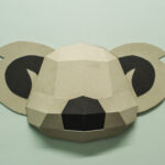 Petit koala en papercraft 3D – modèle PDF à imprimer pour enfants