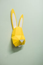 Papercraft di coniglietto in origami 3D