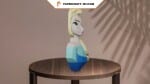 Elsa de la Reine des Neiges en papercraft 3D