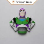 Buzz l'éclair en papercraft 3D