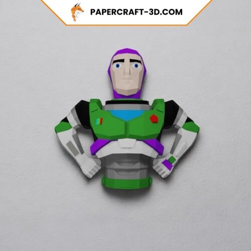 Buzz l'éclair en papercraft 3D