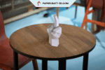 Doigt d'honneur en papercraft 3D
