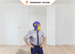 Masque de singe en papercraft 3D