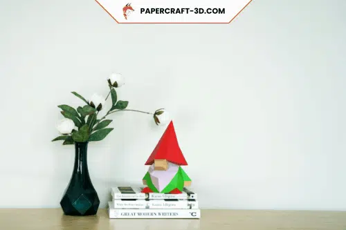 Petit gnome en papercraft 3d