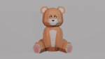 Ourson en papercraft 3D