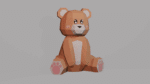Ourson en papercraft 3D