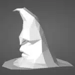 Choixpeau magique de Harry Potter en papercraft 3D