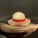 Chapéu do Luffy de One Piece em papercraft 3D