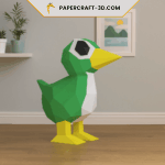 Canard en papercraft 3D