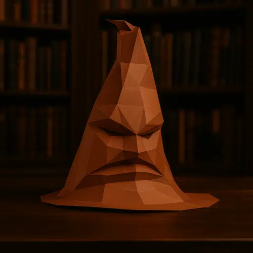 Choixpeau magique de Harry Potter en papercraft 3D