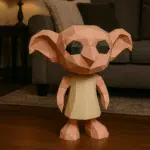Dobby de Harry Potter en papercraft 3D