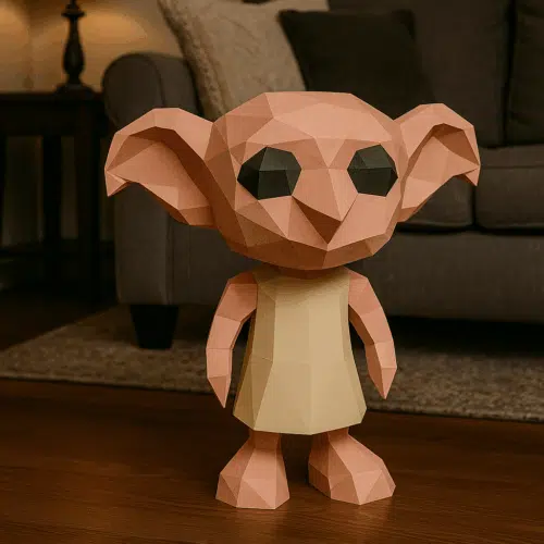 Dobby de Harry Potter en papercraft 3D