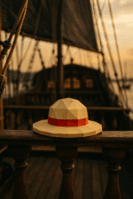 Chapéu do Luffy de One Piece em papercraft 3D