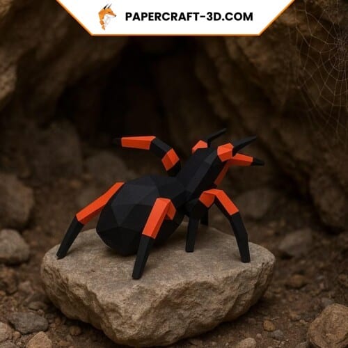 Araignée en papercraft 3