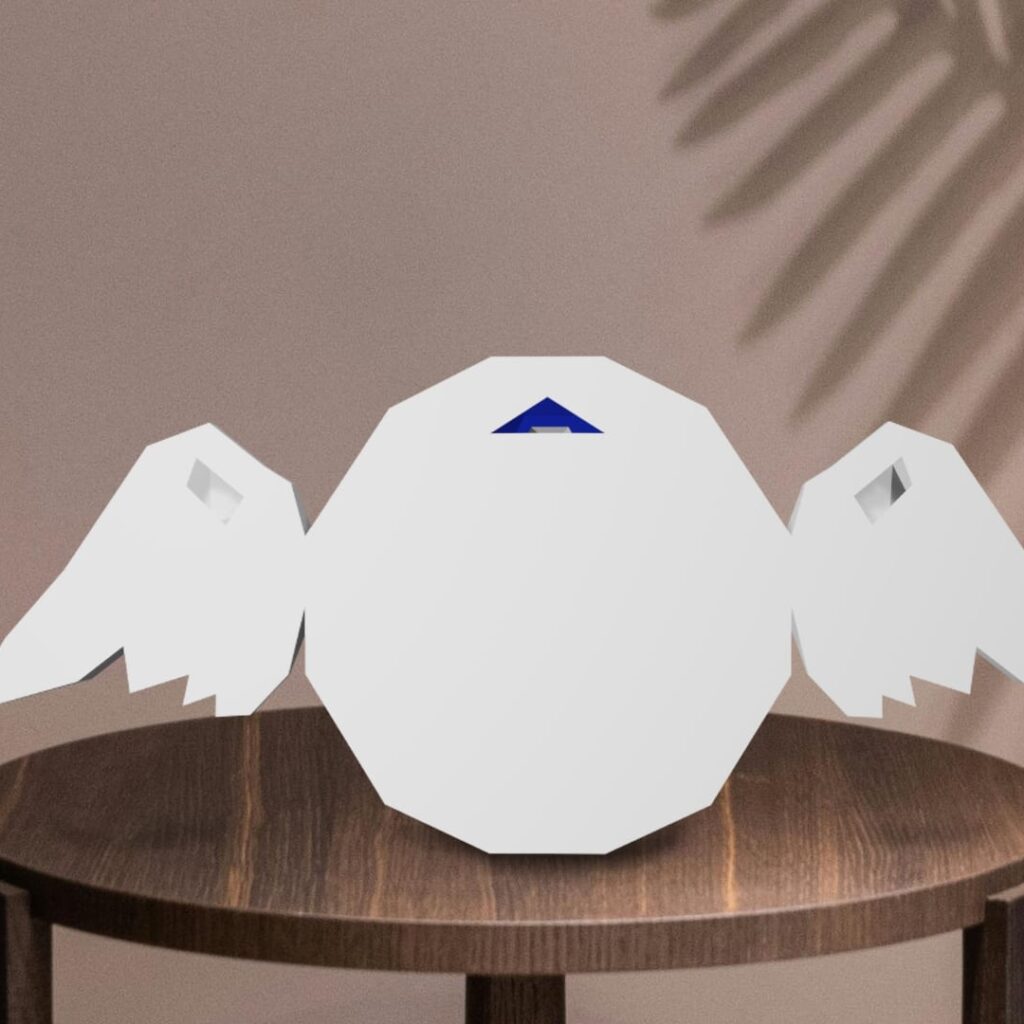 Carapace bleu de Mario en papercraft 3D