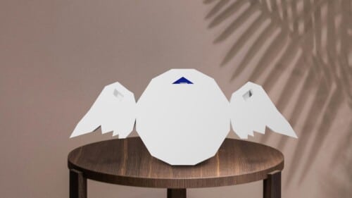 Carapace bleu de Mario en papercraft 3D