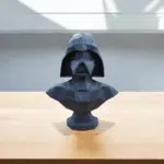 Papercraft büste von Darth Vader in origami