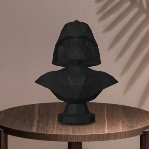 Buste de Dark Vador de Star Wars en papercraft 3D