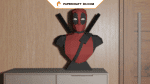 Buste de Deadpool de Marvel en papercraft 3D