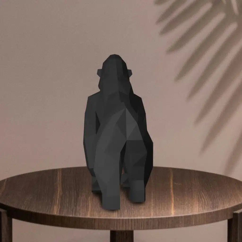 Gorille en papercraft 3D