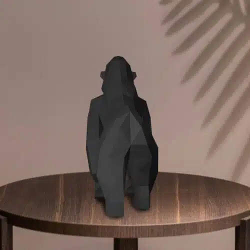 Gorille en papercraft 3D