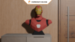 Buste de Iron Man de Marvel en papercraft 3D