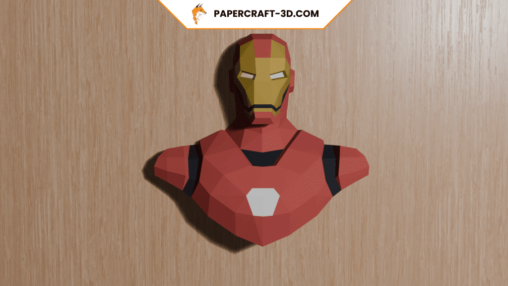 Papercraft d'Iron Man en origami 3D Papercraft d'Iron Man en origami 3D