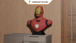 Buste de Iron Man de Marvel en papercraft 3D