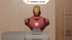 Buste de Iron Man de Marvel en papercraft 3D