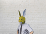 Papercraft Häschenmaske in 3D Origami