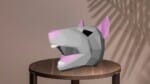 Masque de rat en papercraft 3D