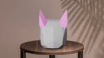 Masque de rat en papercraft 3D