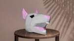 Masque de rat en papercraft 3D