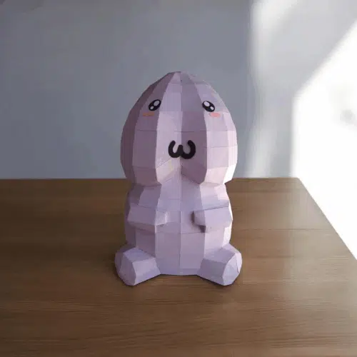 Pénis en papercraft 3D