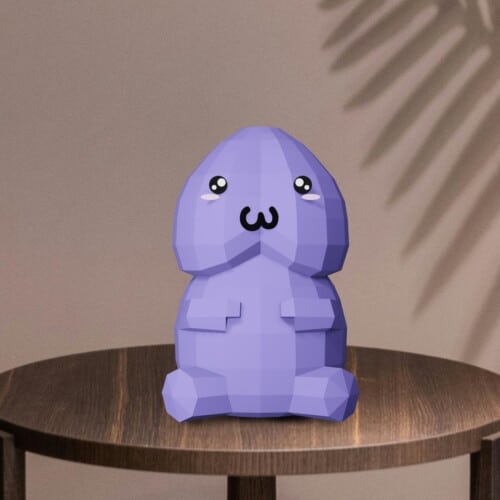 Pénis en papercraft 3D
