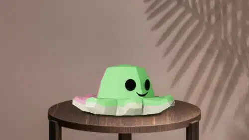 Petite pieuvre en papercraft 3D